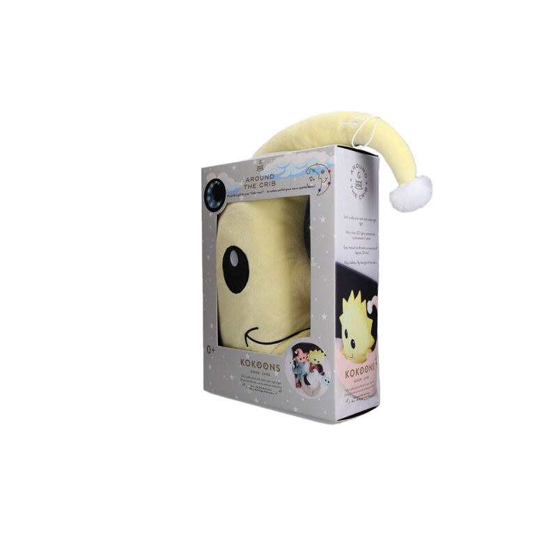 Around The Crib Kokoons Moon Plush Light and Melodie Ivory/Rose Smoke