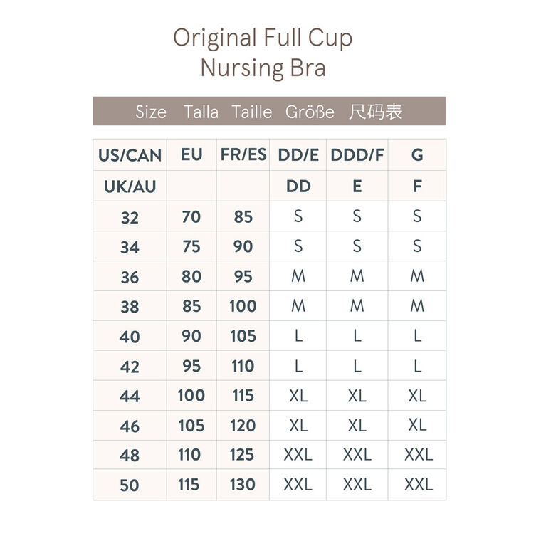 Bravado Designs Original Full Cup Nursing Bra, Black, Medium