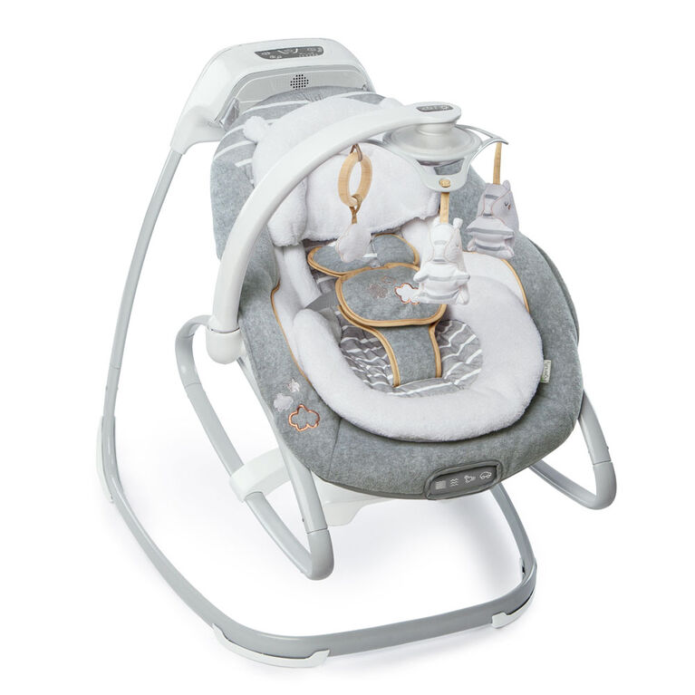 Ingenuity Boutique Collection SmartSize Gliding Swing & Rocker - Bella Teddy