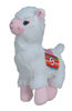 Peluche sonore Lamadoo - 20 cm - Blanc.