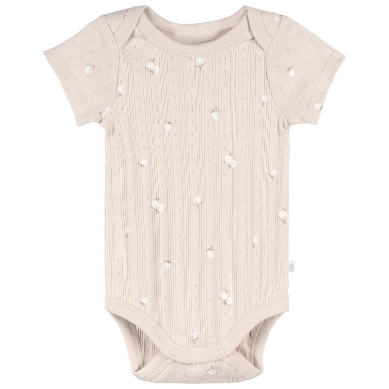 Just Born - Lot de 3 Bodys - Tan
