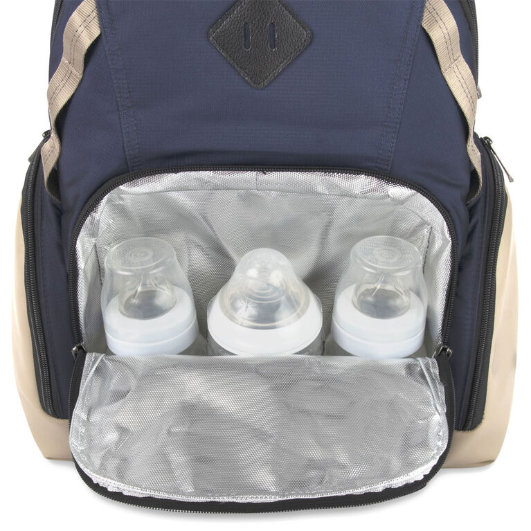 Baby Essentials Deluxe Backpack - Navy