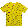 Lego All Over Print Tshirt Yellow - 3T