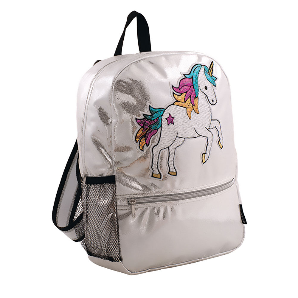 silver unicorn backpack