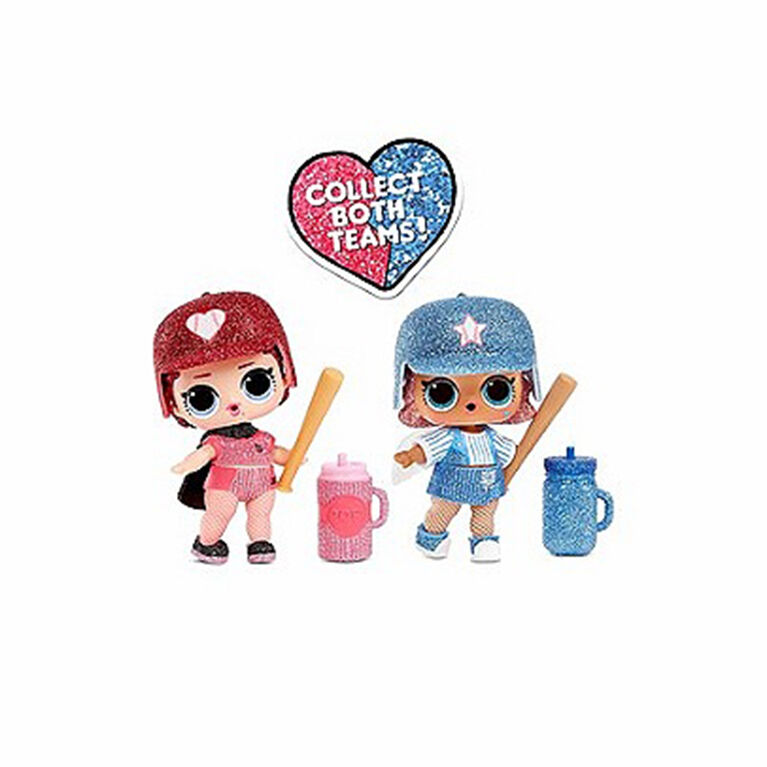 Collection suprême LOL Surprise All Star Sports, série 1 avec 12 poupées scintillantes de base-ball