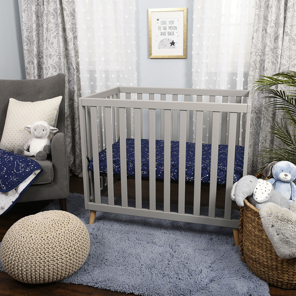 Baby s First by Nemcor 2 Pack Jersey Mini Crib Sheets Starry Night Babies R Us Canada