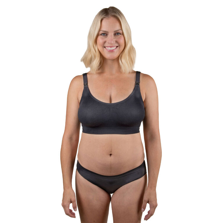 Beaucoup Soutien-gorge d'allaitement/Tire-lait portable mains-libres - M - Noir