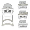 Solid Times Lightweight Portable Highchair-Grey