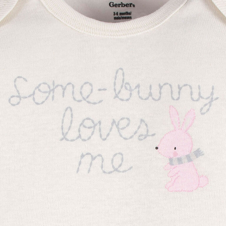 Gerber Childrenswear - 3 piece Layette - Bunny - 0-3M