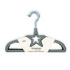 Necessities By Tendertyme Grey Star Hanger: Set of 10