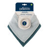 Muslin Bandana Bibs with Teether Blue 2 Pack
