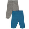 Earth by Art & Eden - Ensemble de 2 leggings Ian avec pieds - Niagra Multi, 9 mois