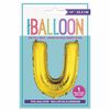 Ballons en forme de lettre or 14 " - U