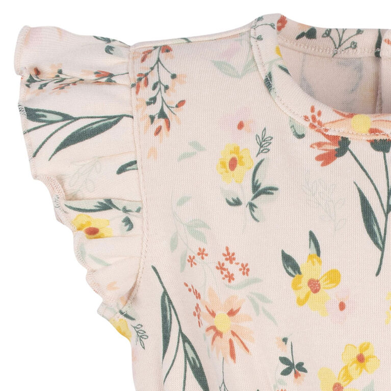Gerber Childrenswear - 1 Pack Romper - Wildflower - 6-9M