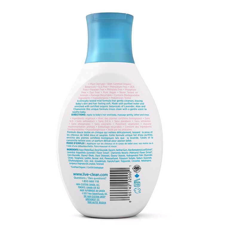 Live Clean Baby - Tearless Shampoo & Wash
