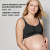 STAY COOL: Medela Keep Cool Sleep Breathable Nursing and Maternity Bra - Black | Medium