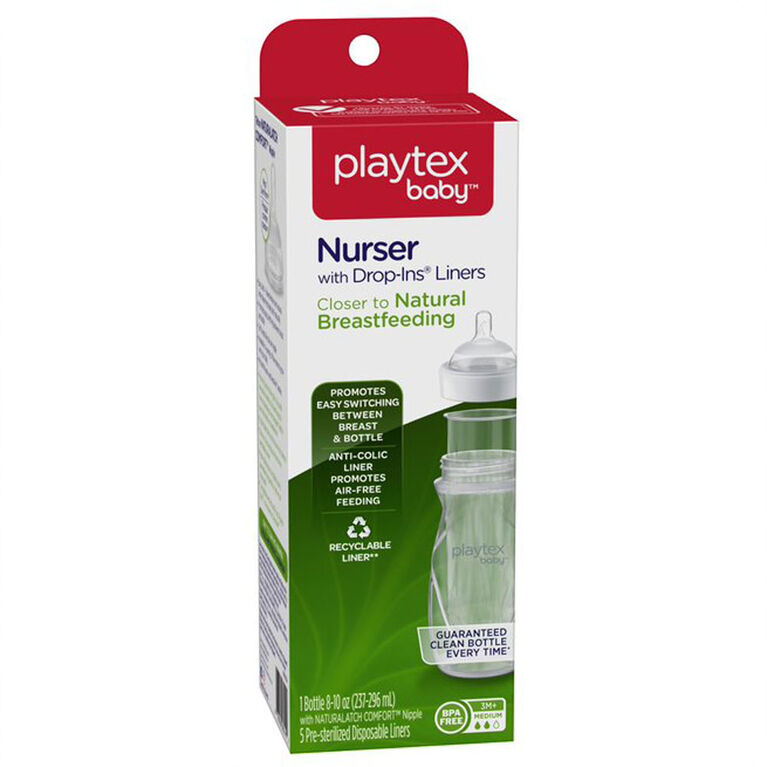Playtex Nurser Drop-In Bottle Liners - 4 oz - 1 pack