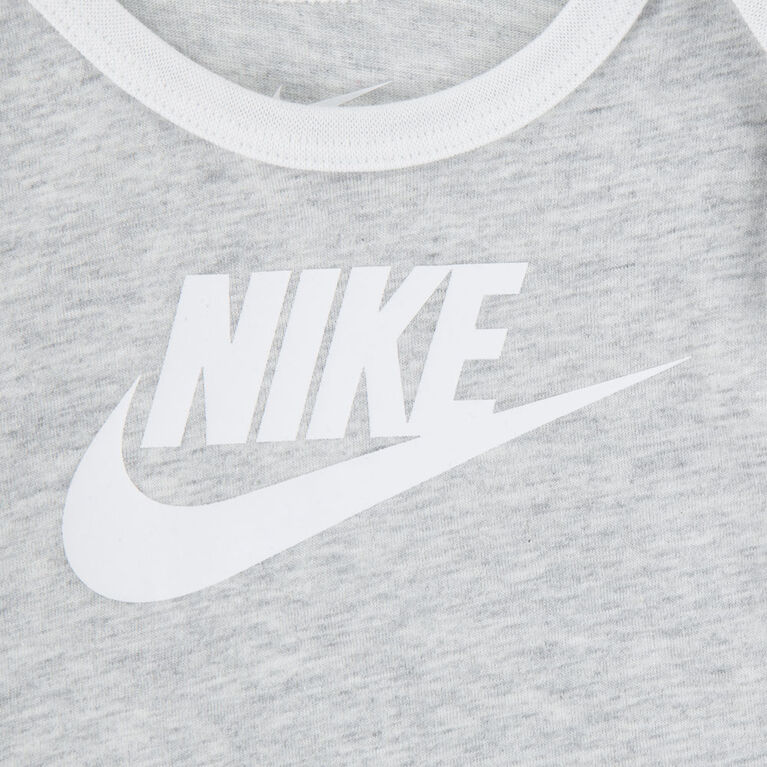 Nike 2 Piece Bodysuit Set - Grey - Size 6/12 Months