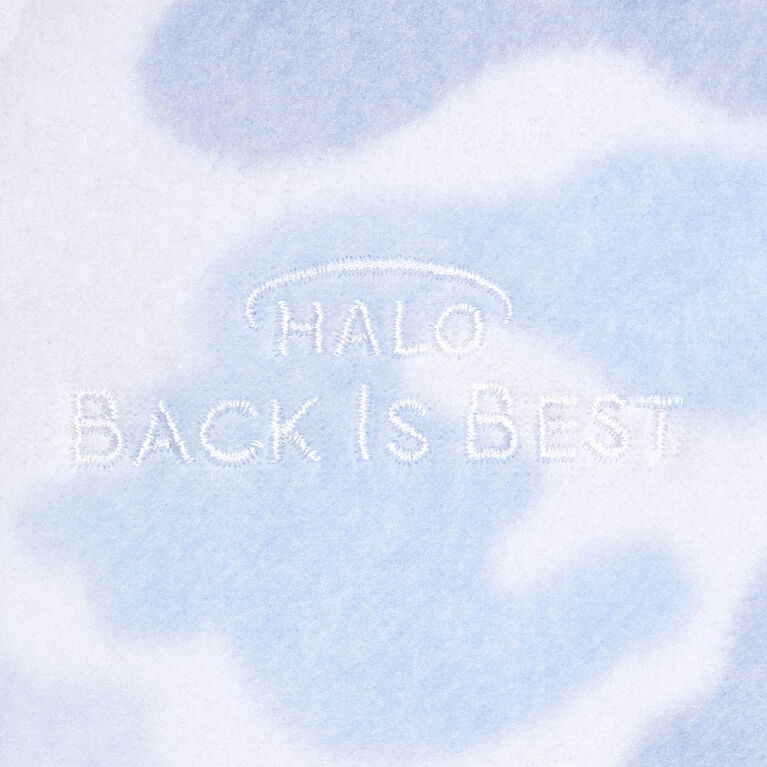 Halo Sleepsack Wearable Blanket - Micro-Fleece - Sky + Sea - Medium