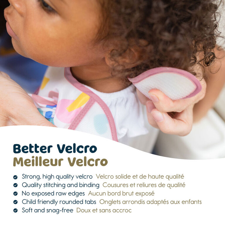 Tiny Twinkle - Mess Proof Easy Bib  - Dino 6-24M