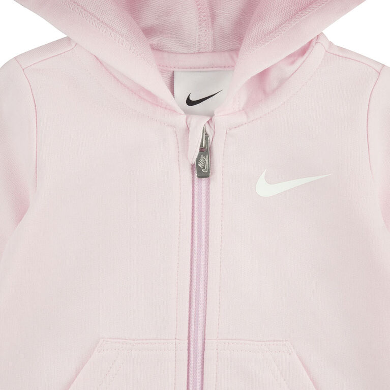 Nike Hooded Coverall - Pink Foam - 3 Months