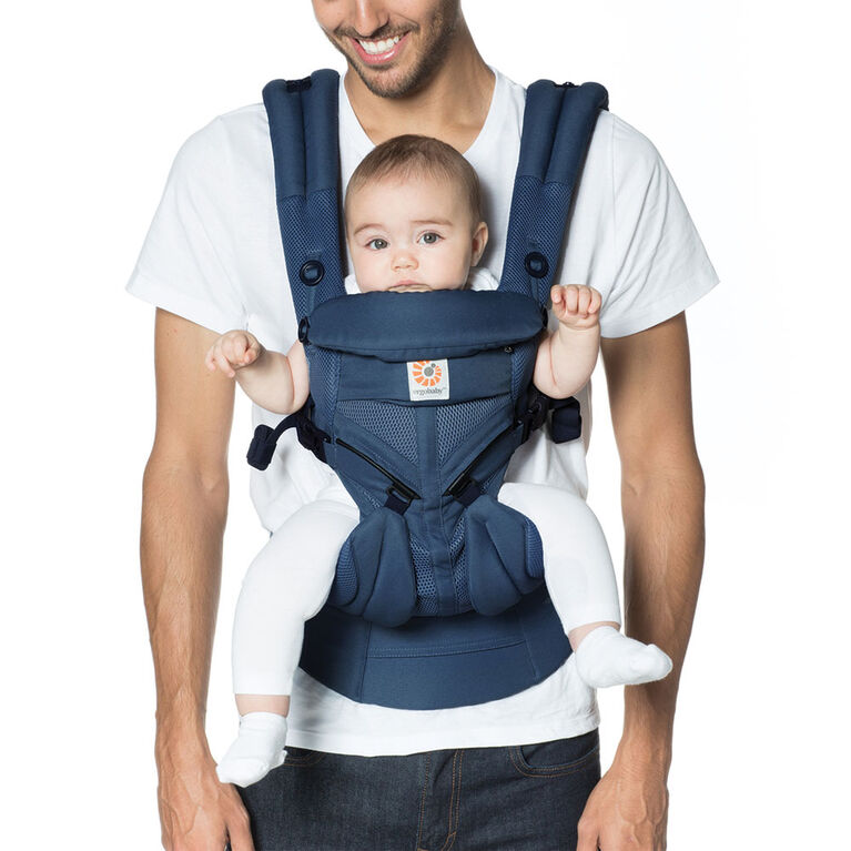 Ergobaby Omni 360 Cool Air Mesh All-in-One Ergonomic Baby Carrier - Midnight Blue | Babies R Us