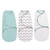 Summer Infant SwaddleMe - Couverture-sac originale - Petite - Ensemble de 3 - Zigzags, points multicolores.