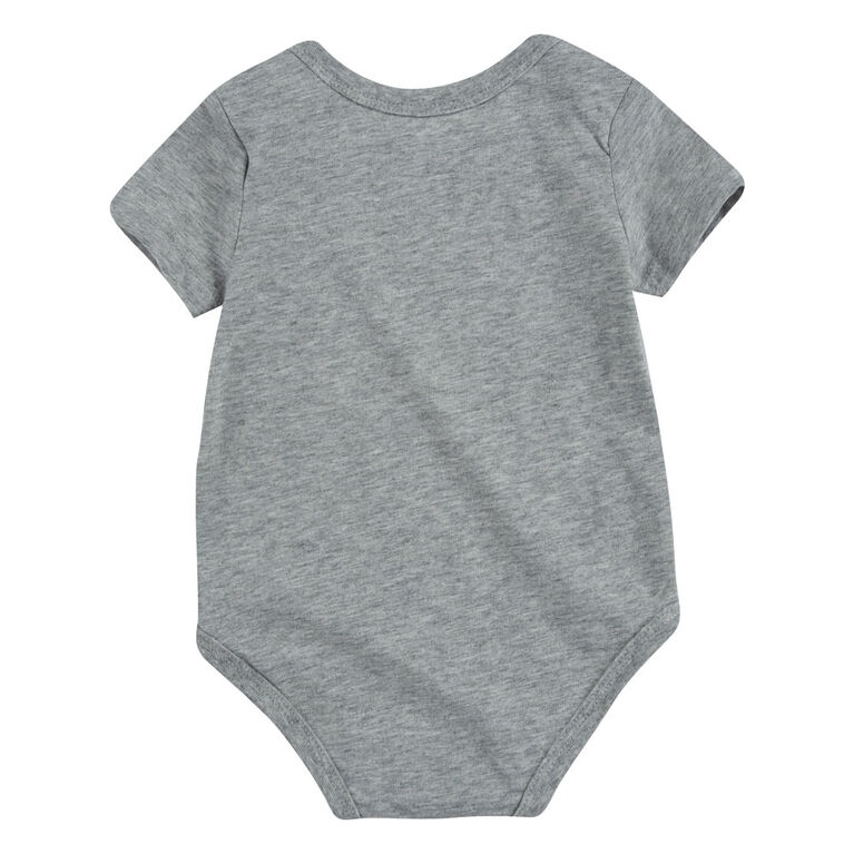 Batwing Creeper Bodysuit - Grey Heather - Size Newborn