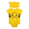 Disney Lion King Cache couche et chapeau - Jaune, Nouveau née