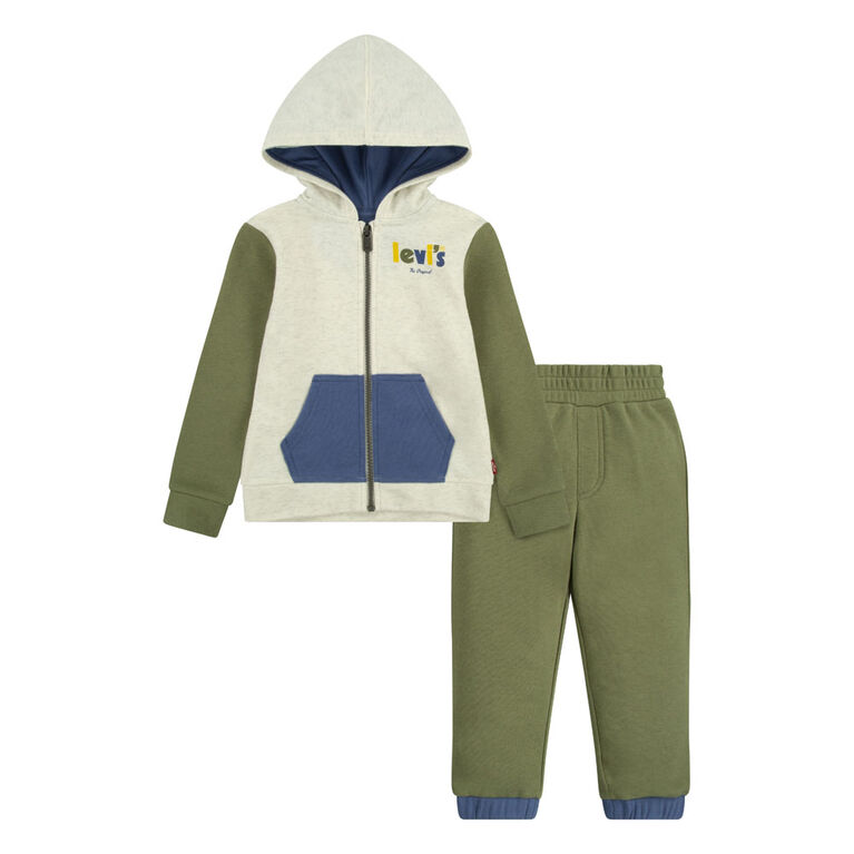 Levis 2 Piece Set - Loden Green - Size 2T