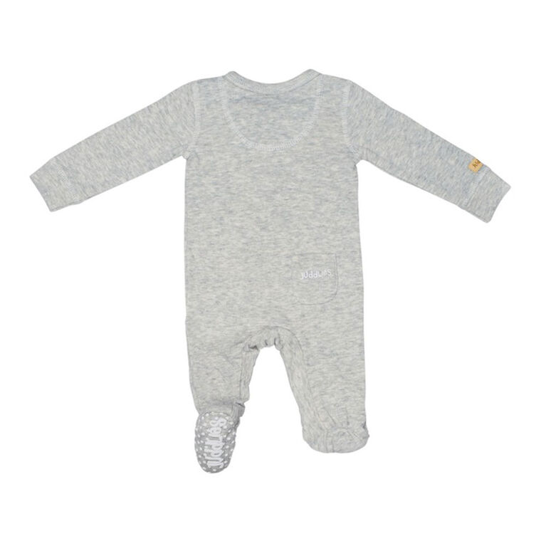 Juddlies - Breathe EZE Sleeper Pale Grey Fleck - L 12-18m