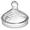 Tétines de biberon à débit moyen NUK Simply Natural, paquet de 2, 1 mois