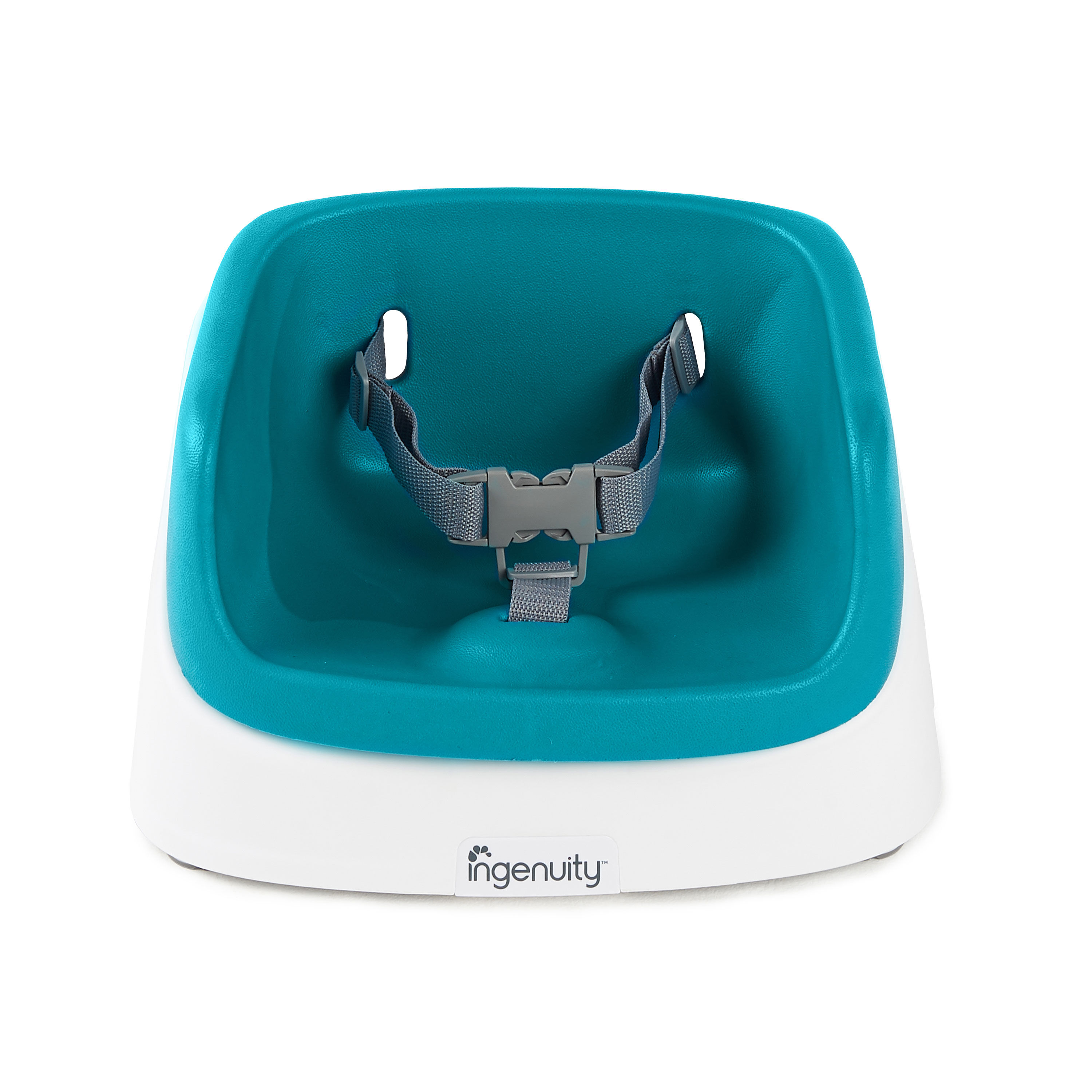 Ingenuity SmartClean Toddler Booster Peacock Blue