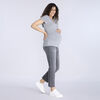 Motherhood T-Shirt À Manches Courtes Et Col En V Froncé Sur Le Côté
