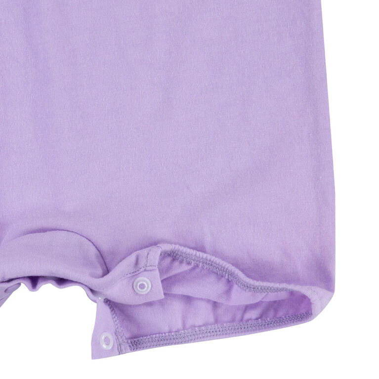 Levi's Heart Romper and Booties Set - Purple Rose