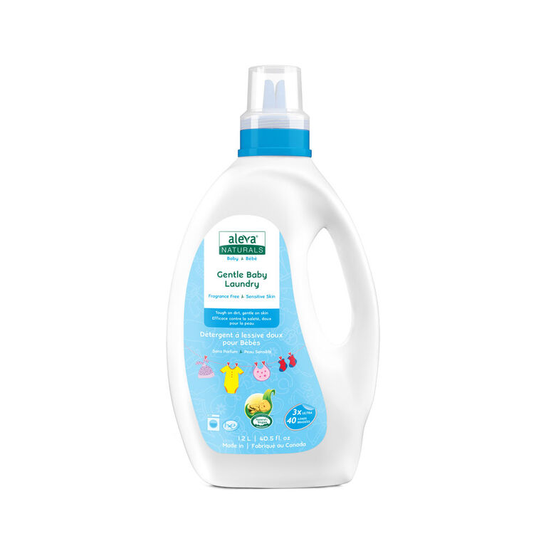 Aleva Naturals Detergent a lessive doux pour bebes.