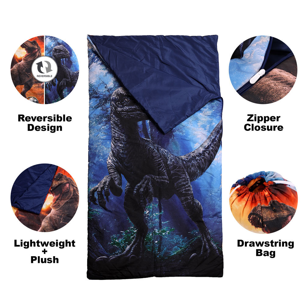 Jurassic park sleeping bag 2025