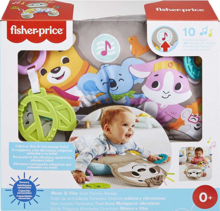 Fisher Price Music Vibe Sloth Tummy Wedge English Edition Babies R Us Canada