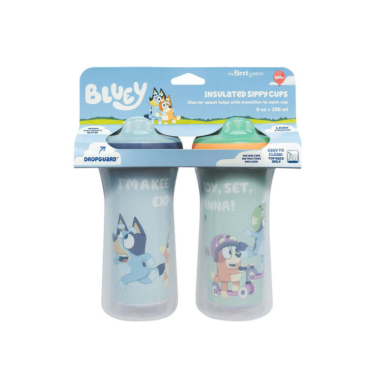 Bluey Insulated 9oz Sippy Cup 2Pk