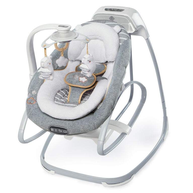 Ingenuity Boutique Collection SmartSize Gliding Swing & Rocker - Bella Teddy