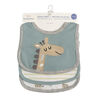 Koala Baby - 3 Pk Jersey Bavoir 3D Taupe Girafe