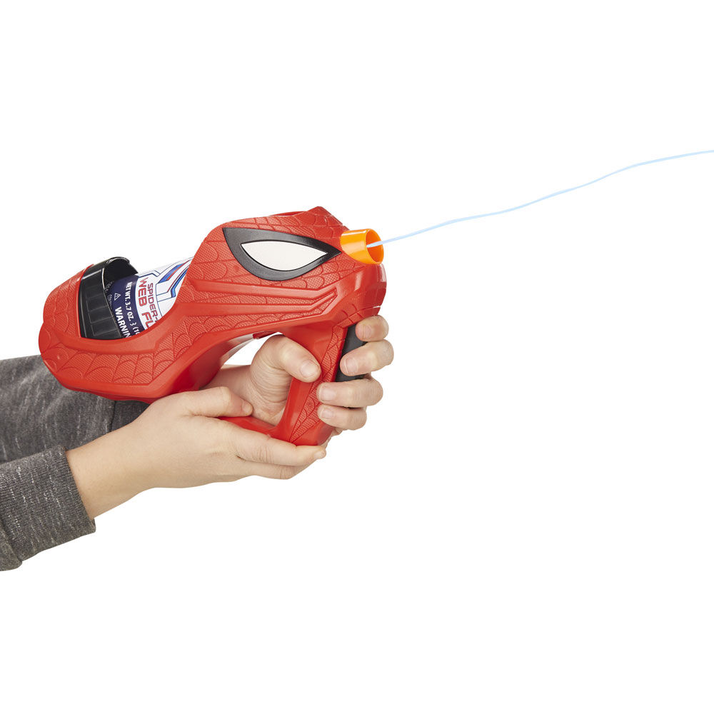 Spider Man Far From Home Spider Man Web Burst Blaster with Spidey Web Fluid