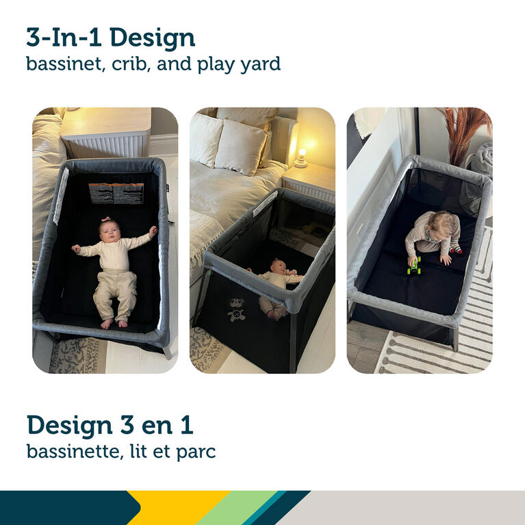 Safety 1st Dream & Go 3-In-1 Travel Crib, Playard & Bassinet