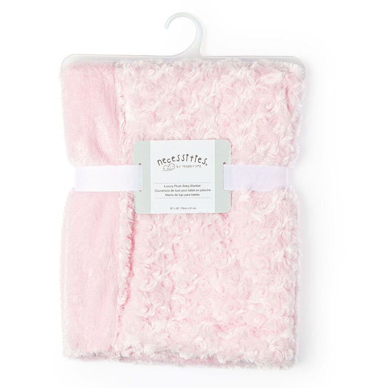 Necessities By Tendertyme Pink Curly Plush Blanket Babies R Us Canada