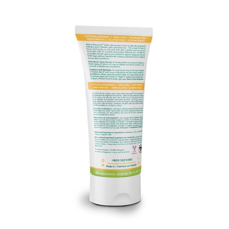 Aleva Naturals Sunscreen Lotion