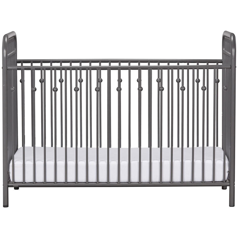 Monarch Hill Ivy Metal Crib, Gray