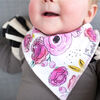Copper Pearl Bloom Bandana Bib Set