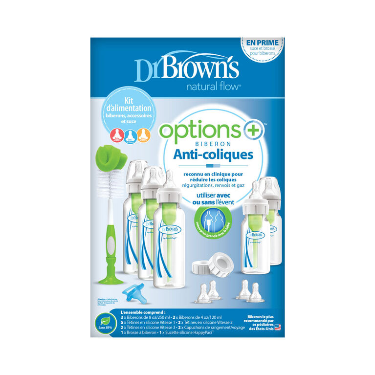 Dr. Brown's Options+ Deluxe Bottle Essentials Starter Set