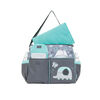 Baby Boom Elephant Duffle Diaper Bag - Grey/Green