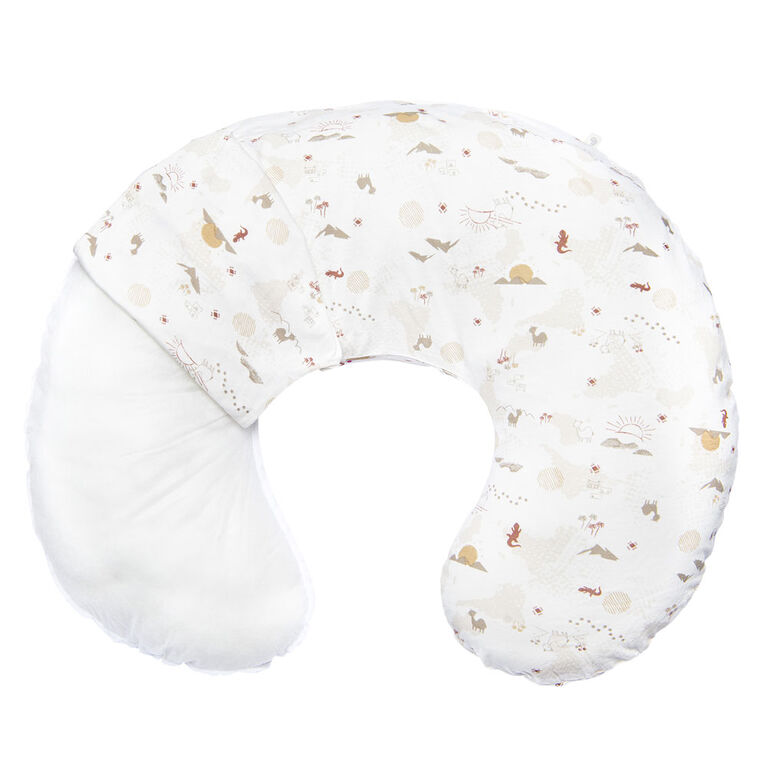 Perlimpinpin-Coussin d'allaitement en bambou-DÉSERT